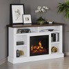 Northwest Freestanding Electric Fireplace with Mantel and Remote - 2 of 4