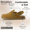 CUSHIONAIRE Brooklyn Women's Suede Clogs - Adjustable Slingback Clog Sandal with Buckle, Memory Foam, Wide Widths - 4 of 4