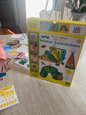 Creativity for Kids The Very Hungry Caterpillar Sticker Suncatchers