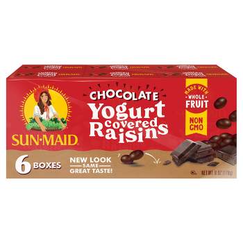 Sun Maid Chocolate Yogurt Raisins - 6ct