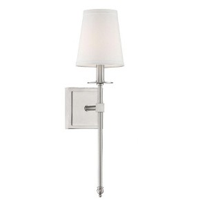 Savoy House Monroe 1 - Light Wall Light in  Satin Nickel - 1 of 1