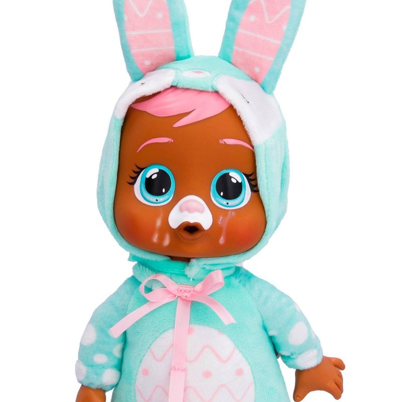 Cry Babies Tiny Cuddles Easter Bunny Cindy 9&#34; Baby Doll, 4 of 7