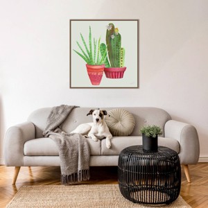 Amanti Art Succulent Symphony IV by Marie Elaine Cusson Framed Canvas Wall Art Print - 1 of 4
