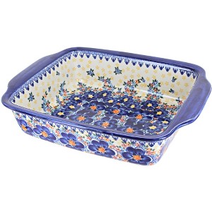 Blue Rose Polish Pottery 548 Vena Casserole - 1 of 1