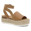 Soda TOPIC Women's Open Toe Espadrilles Platform Wedge Sandals - 4 of 4