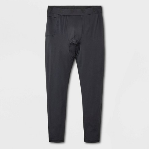 Men's Regular Fit Midweight Thermal Pants - All In Motion™ Black Xxl :  Target