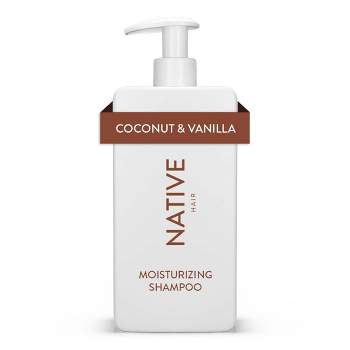 Native Coconut & Vanilla Moisturizing Vegan Shampoo Sulfate, Paraben and Silicone Free - 16.5 fl oz