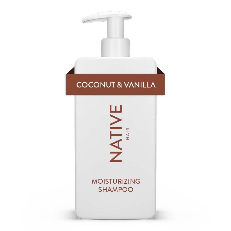 Native Coconut &#38; Vanilla Moisturizing Vegan Shampoo Sulfate, Paraben and Silicone Free - 16.5 fl oz, 1 of 15