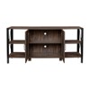 FONTOI Industria TV Stand with Open Shelves for TV up to 80", Media Console Table for Living Room, Espresso, 15.75"*33.46"*70.87" - 4 of 4