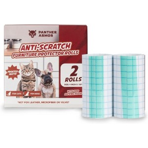 Panther Armor Anti Scratch Furniture Protectors, Cat Claw Shield -Matte 2 Rolls- Each 4 inch x 20 ft - 1 of 4