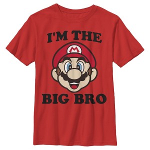 Boy's Nintendo Mario Big Brother T-Shirt - 1 of 4