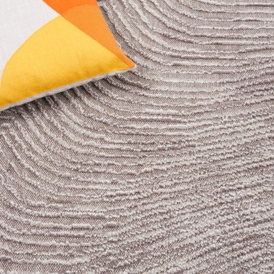 Hand-Tufted Wool Rectangular Rug in Brown and Ivory, 3' x 5'