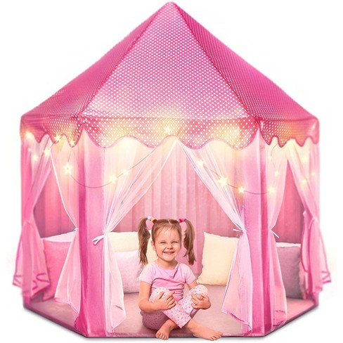 Girl's Pop-Up Tent and Tunnel - Pink Blossom House – M&M Sales Enterprises,  Inc