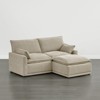 Spruce & Spring Modular Couch Oversized Sectional Sofa for Living Room, Taupe-2PC+Ottoman - 3 of 4