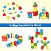 Wooden Sorting and Stacking Toy, Shape and Color Matching Puzzle for Fine Motor Skill Development - 3 of 4