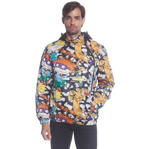 Members Only Mens Nickelodeon Mash Popover Jacket with Hood - 1 of 3