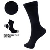 Alpine Swiss Mens Dress Socks 6 Pair Crew Sock Cotton Dress Socks for Men Solid Ribbed Argyle Pattern Multicolor Fun Designs - 4 of 4