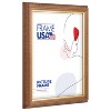 Designer Walnut with Gold Single Image Picture Frame - 2 of 4