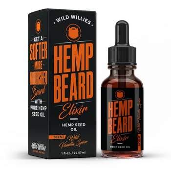 Wild Willies Hemp Beard Oil - Citrus/Vanilla Scent - 1 fl oz