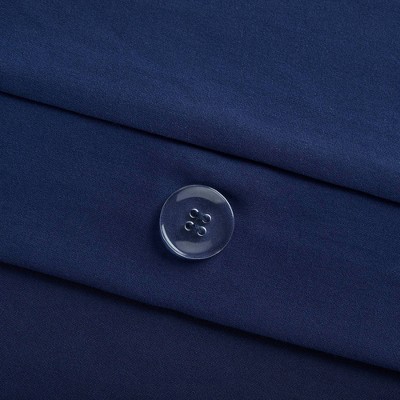 Navy Twin/Twin XL Ultra Soft Hypoallergenic Duvet Cover Set