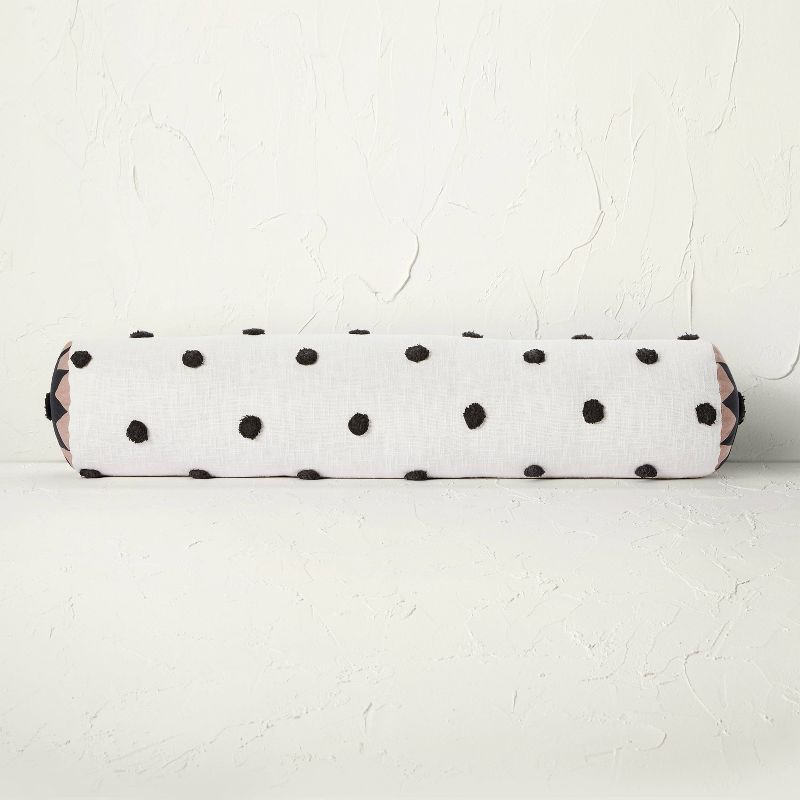 Bolster Tufted Polka Dot Decorative Throw Pillow - Opalhouse™ designed with Jungalow™, 4 of 5
