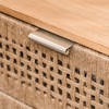 Nordlys 3-Drawer Wooden and Natural Rattan Dresser Exotic Boho Bedroom - 2 of 4