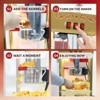 FONTOI 6/8/10/12/16/20 OZ Popcorn Machine with Cart Stainless Steel Kettle Heated Warming Deck and Old Maids Drawer for Easy Cleanup - 4 of 4