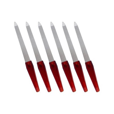 LOVELAY CREATIONS 6-Pack Stainless Nail Files