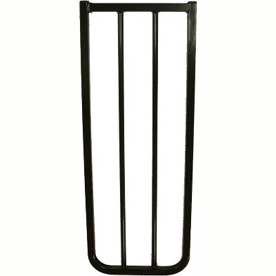 Black 10.5-Inch Metal Gate Extension for Pets and Babies
