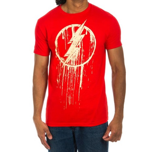 Red sales flash shirt