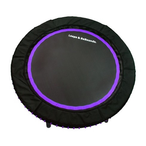 48 Fitness Mini Trampoline for Adults Indoor Exercise Rebounder with  Handle Bar