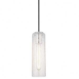 Mitzi Skye 1 - Light Pendant in  Polished Nickel Clear Crackle Shade - 1 of 2