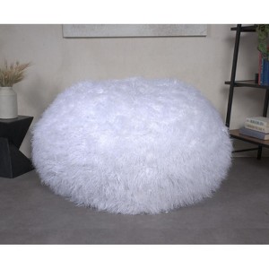 CAVINAS Faux Fur Bean Bag Chair,Lazy Sofa Chair with High Density Foam,Lounge Chair for Living Room - 1 of 4