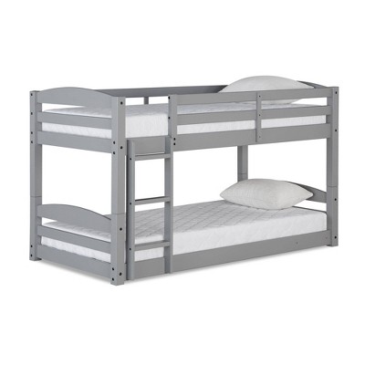 Twin Alaina Kids' Bunk Bed Gray - Room & Joy: Twin Over Twin, Wood ...