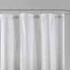 Ombre Printed Seersucker Shower Curtain Grey 72x72" - 3 of 3