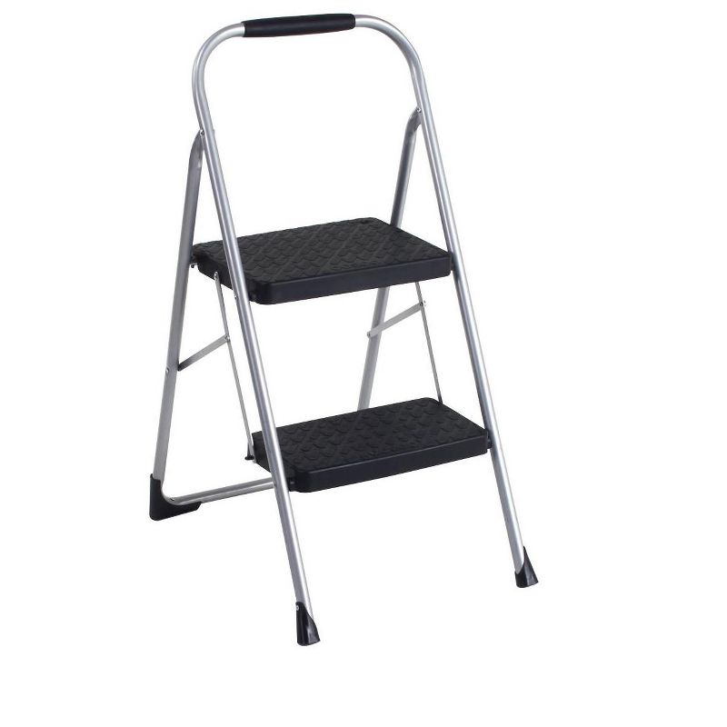 COSCO 2 Step Steel Folding Step Stool with Slip-Resistant Treads, 4 of 5