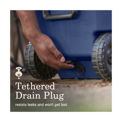Twilight Blue 100qt Wheeled Heavy-Duty Cooler