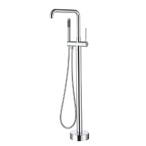 CASAINC Single Handle Floor Mounted Freestanding Tub Faucet with Handshower in Oil Rubbed - 1 of 1