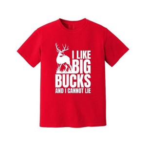 Simply Sage Market Men's I Like Big Bucks Short Sleeve Garment Dyed Tee - 1 of 2