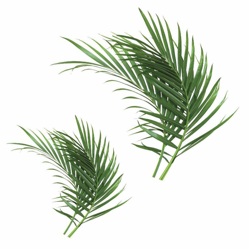Palm Leaf Peel and Stick Giant Wall Decal Green - RoomMates, 3 of 7
