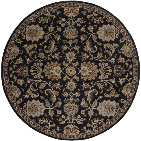 Mark & Day Maubeuge 8' Round Tufted Indoor Area Rugs Ink Blue : Target