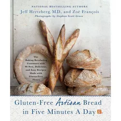 Gluten-Free Artisan Bread in Five Minutes a Day - by  Jeff Hertzberg & Zoë François (Hardcover)