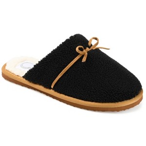 Journee Collection Womens Melodie Tru Comfort Foam Slip On Mules Round Toe Slippers Black 7.5 - 1 of 4