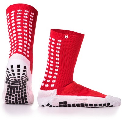 Lux Sports Soccer Grip Calf Socks - Red : Target