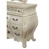Ragenardus Dresser Antique White Finish - Acme Furniture: 9-Drawer Bedroom Storage, Wood Veneer, Fixed Shelves - 2 of 4