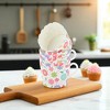 Unique Bargains Small Floral Print Disposable Baking Cups Wood Pulp Paper PE Coating Multicolor 2.36"x1.77" 50 Pcs - 2 of 4
