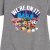 Girls' - Paw Patrol - We're On It Graphic Short Sleeve Fleece Dress - 2 of 4