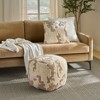 Mina Victory Lifestyle Abstract Indoor Pouf - 2 of 4