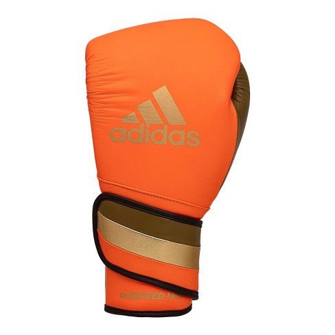 Adidas Limited Edition Adispeed 501 Pro Boxing Gloves - 12oz Orange/gold/olive  : Target
