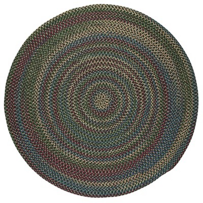 Colonial Mills Worley Round Area Rug - Dark Green 3x3